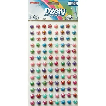 Set školních potřeb Dżety samoprzylepne perłowe 104szt