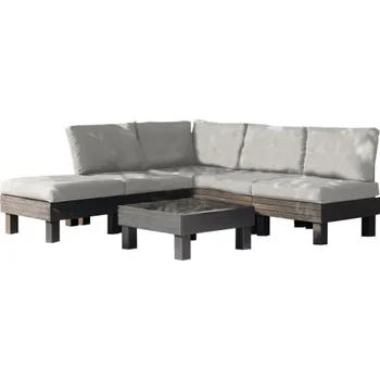 Zahradní sestava Keter ELEMENTS zahradní plastový set - grafit