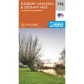 Encyklopedie Sudbury, Hadleigh and Dedham Vale - Ordnance Survey [EN] (2015, Skládaná mapa, Ordnance Survey)