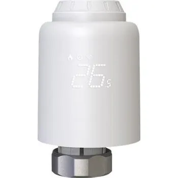 Termostat Termostatická hlavice Tellur WiFi Smart Thermost. Radiator Valve-Chytrý WiFi termostat. radiátorový ventil RVSH1, LED,bílá