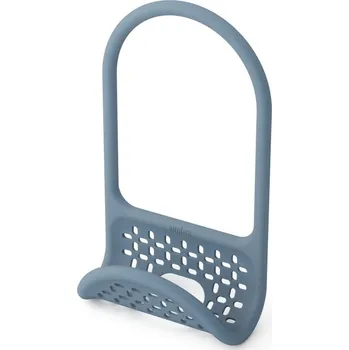 Odkapávač na nádobí Ohebný držák houbičky Umbra SLING - modrošedý modrá