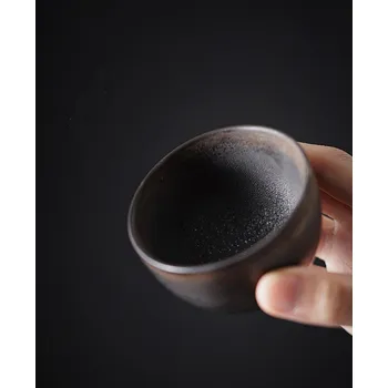 Zlacená železná rez glazura čajový šálek - malý šálek čaje