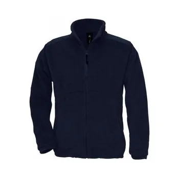 Pánská mikina Fleecová mikina B&C Outdoor Full Zip - navy, L