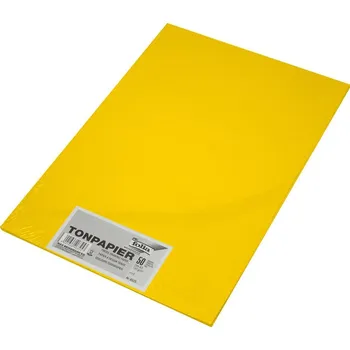 Barevný papír Barevný papír A3 130g/m2 50ks banánová žlutá
