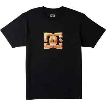 Pánské tričko Tričko DC Star Chrome Bevel - Black - M