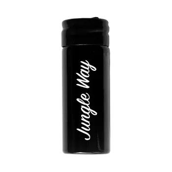 Mezizubní kartáček Jungle Way Zubní nit z kukuřičného vlákna s černým skleněným pouzdrem