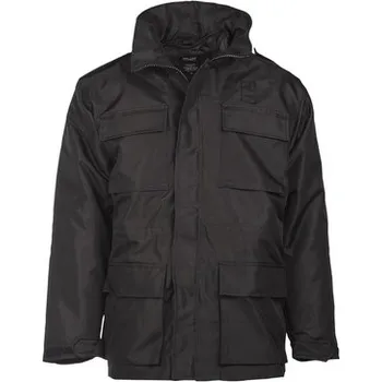 Pánská softshellová bunda Bunda Mil-Tec Security s vložkou - černá, XL