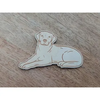 Dřevěný labrador - 3,5 cm