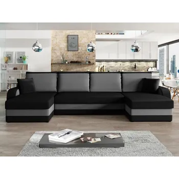 Sedací souprava Rohová rozkládací pohovka Dalmir U Lux, Potah: Manila 18 + Manila 16 MIRJAN 5903211114014