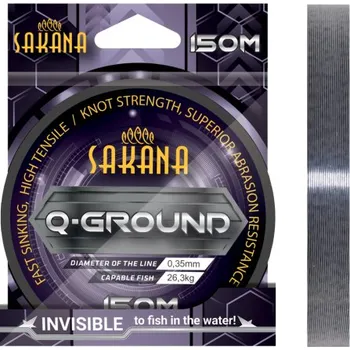 Vlasec York Sakana Q-Ground - barva šedo/černá kamufláž Ø 0,22 mm