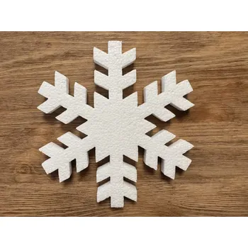 Vánoční dekorace Polystyrenová vločka č.1