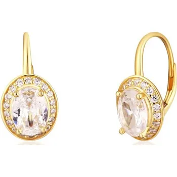 Náušnice Náušnice JVD SVLE0624SH2GO00 stříbrné