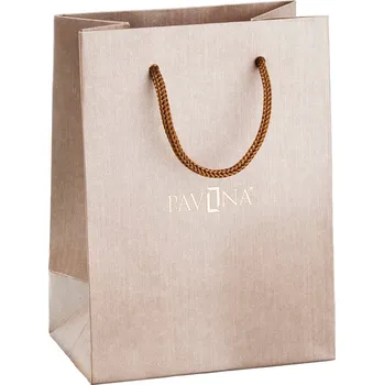 Dárková taška Luxusní dárková taška PAVONA hnědá