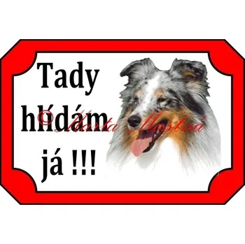 Cedulka šeltie blue - Bez samolepicí vrstvy