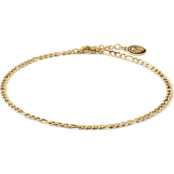 Řetízek Pánský řetízek na nohu figaro z nerezové oceli zlaté barvy - Lucleon