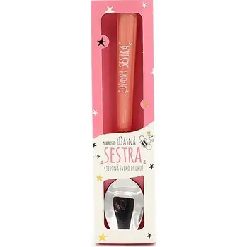 Příbor Nekupto Lžička s nápisem Naprosto úžasná sestra