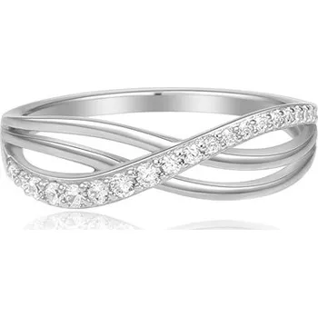 Prsten Prsten SILVERINO se zirkony 6816-60