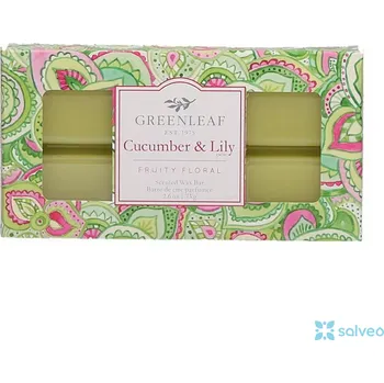 Vonný olej Vonný vosk Cucumber and Lily Greenleaf 73 g