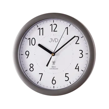 Hodiny JVD Šedé čitelné rádiem řízené hodiny JVD RH612.11