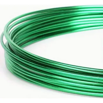 Materiál na výrobu šperku Drátek 5m zelený