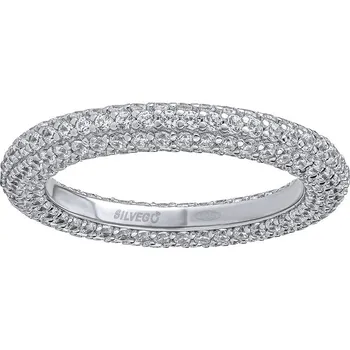 Šperk Stříbrný prsten Cleolynd s čirými Brilliance Zirconia