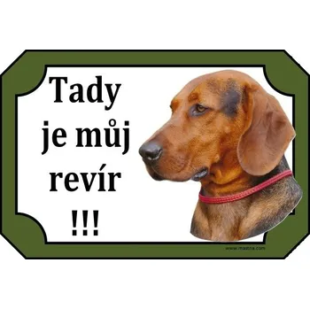 Cedulka honič srbský 2 - Bez samolepicí vrstvy