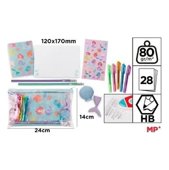 Set školních potřeb Zestaw do pisania syrenka