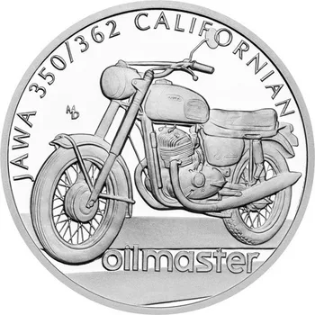 2024 - Stříbrná mince Motocykl Jawa Californian - Na kolech
