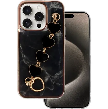 Pouzdro na mobilní telefon Zadní kryt Trend Case pro iPhone 16 Pro design 6 černý
