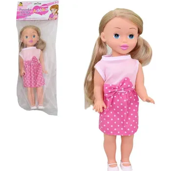 Panenka Panenka Adélka 34cm růžový letní obleček sukýnka s puntíky