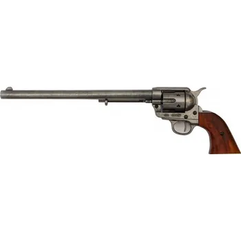 Sběratelství Denix Revolver cal.45 PEACEMAKER 12", USA 1873 (šedý) + Přívěsek na klíče DENIX