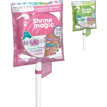 kreativní sada MAKE IT REAL Náramky v lízátku kreativní set výroba dětské bižuterie 2 druhy