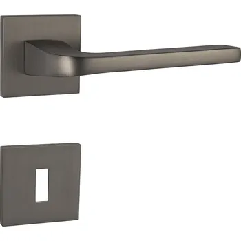 Dveřní kování MPK - VIVA - HR SQ6 rozety BBQ, klika/klika T - Titan