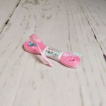 Stuha Český výrobce Taftová stuha 6mm 607 - světle růžová