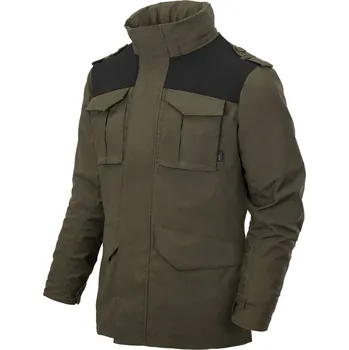 Pánský kabát HELIKON HELIKON bunda COVERT M-65 Jacket® - Taiga Green/černá - XXL