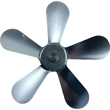 Krbový ventilátor Náhradní vrtule pětilopatková stříbrná - ventilátor na kamna