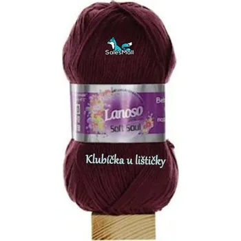 Příze Lanoso Soft Soul 978 - tmavě fialová