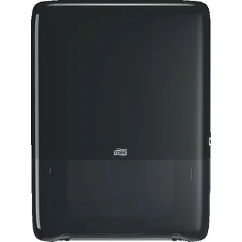 Zásobník na papírové ručníky Tork PeakServe 552558, černý plastový zásobník pro navazující papírové ručníky, systém H5 + doprava zdarma