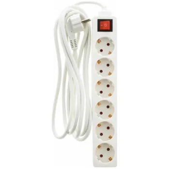 Prodlužovací kabel Prodlužovačka do domácnosti OKKO, 6 míst, 3m