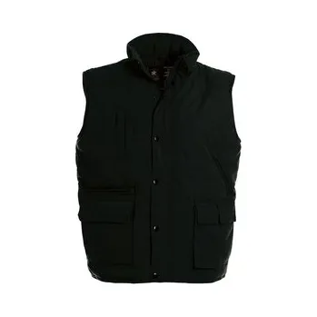 Pánská vesta Vesta B&C Explorer - černá, 3XL