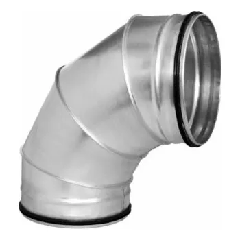Kouřovod Koleno ALNOR BSL-90-315, s těsněním, 90°