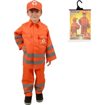 Karnevalový kostým KARNEVAL Šaty Popelář (116-128cm) 6-8 let KOSTÝM