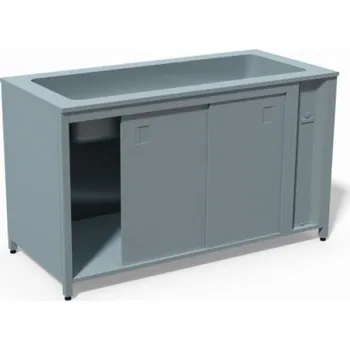 Jídelní stůl Režon ohřívací stůl s vyhřívanou vodní lázní pro GN4/1, 150x70x90 cm Sleva 10000Kč