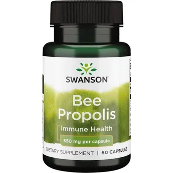 Přírodní produkt Swanson Bee Propolis 550 mg 60 cps.