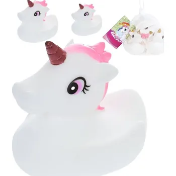 Jednorožec baby plastový set 3ks na koupání do vany do vody pro miminko