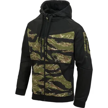 Pánský svetr Mikina ROGUE (FullZip)® - černá/Tiger Stripe, Helikon-Tex Varianta: XL