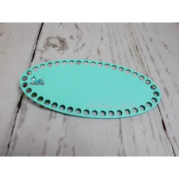 Příze Dno na košík ovál 10x22cm mint