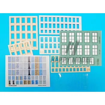 Modelová železnice okenní sestava velká zelená IGRA MODEL 120005-60