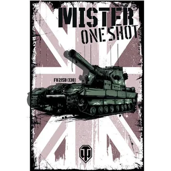 Plakát Plakát, Obraz - World of Tanks - Mister One Shot, WOT