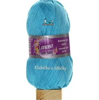 Příze Lanoso Soft Soul 916 - tyrkysová